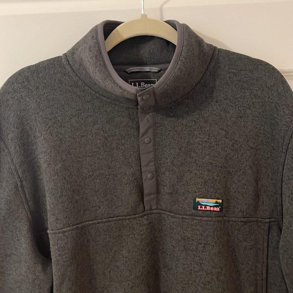 LL Bean Sweater Fleece Pullover